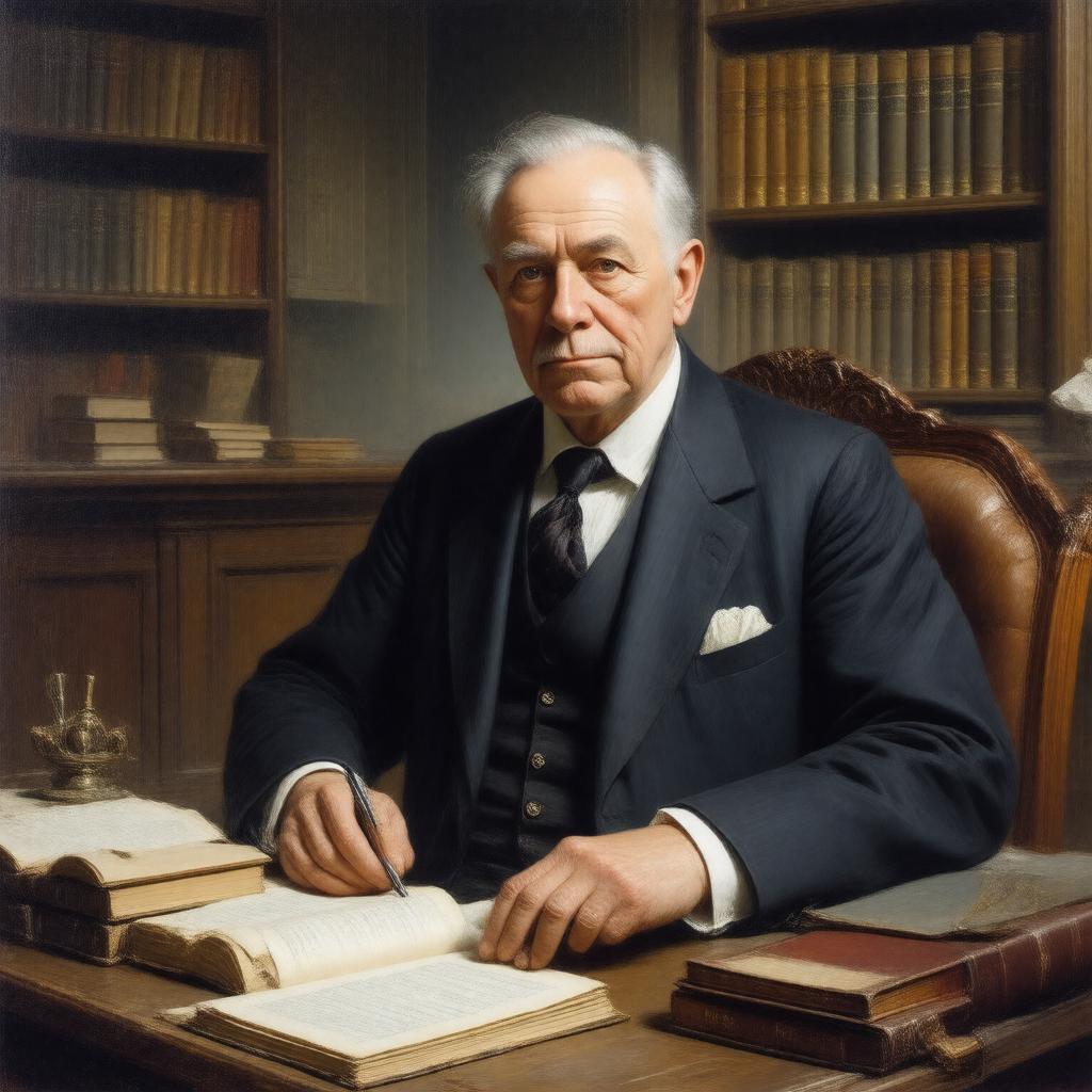 AI-created image of Sir Nevill Francis Mott