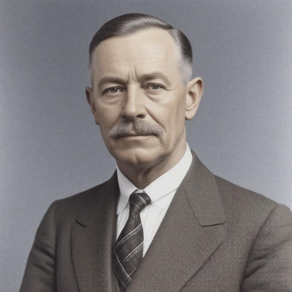AI-created image of Sir Noël Peirce Coward