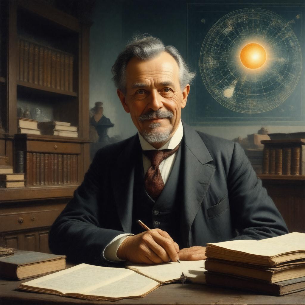 AI-created image of Sir Norman Lockyer