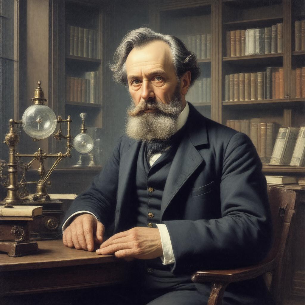 AI-created image of Sir Oliver Lodge