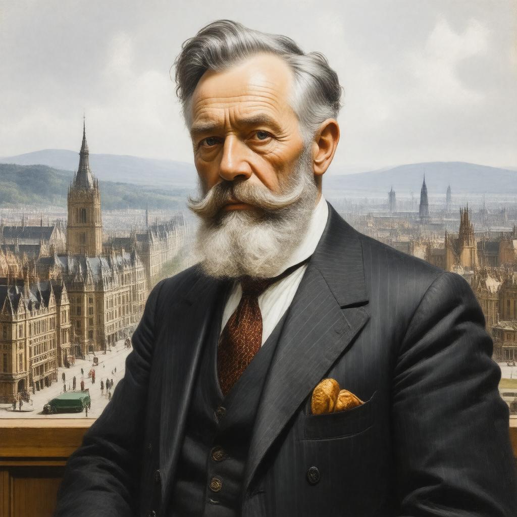 AI-created image of Sir Patrick Geddes