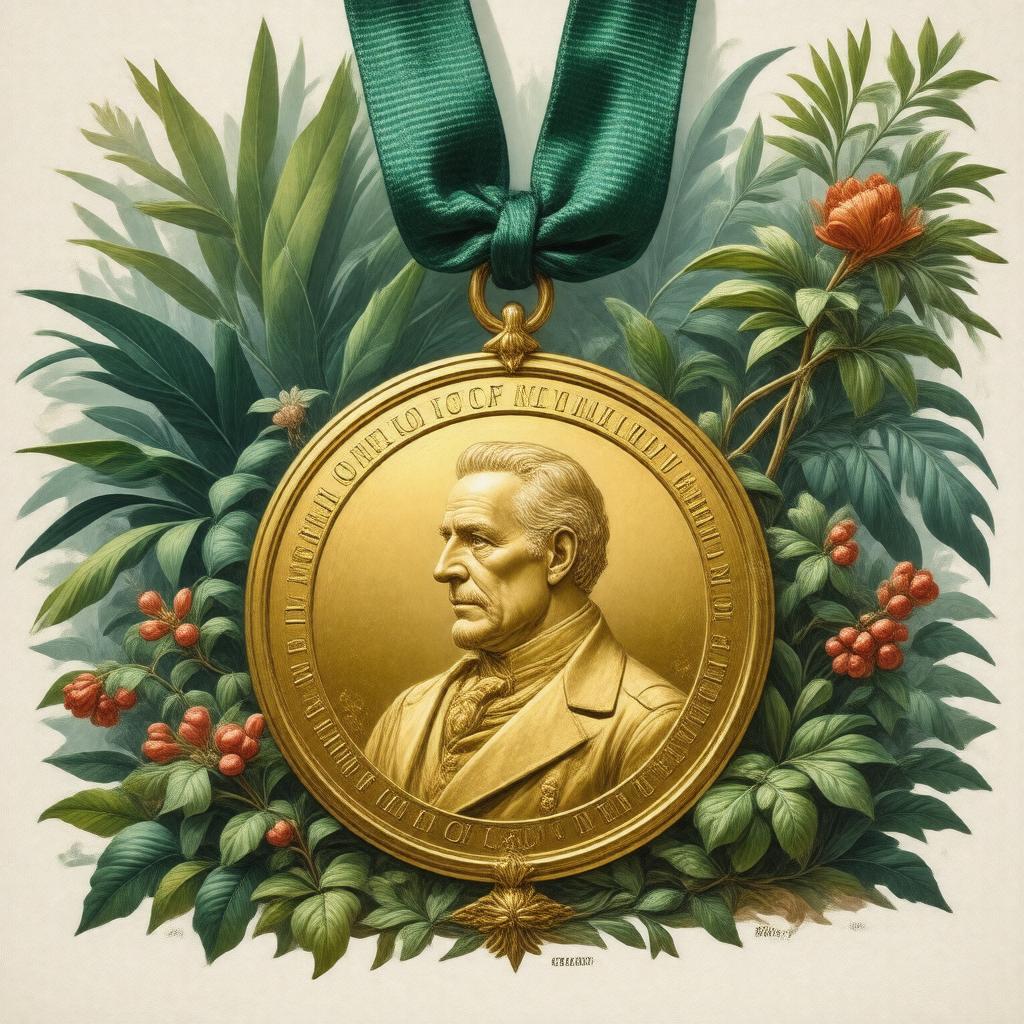 AI-created image of Sir Patrick Manson Medal