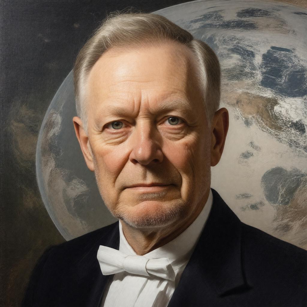 Click to view larger image AI-created image of Sir Paul Curran