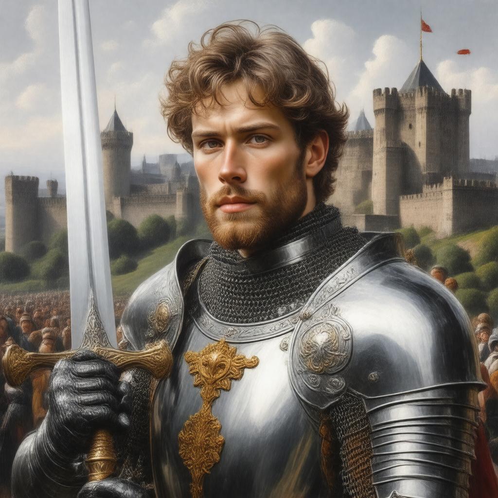 AI-created image of Sir Percivale