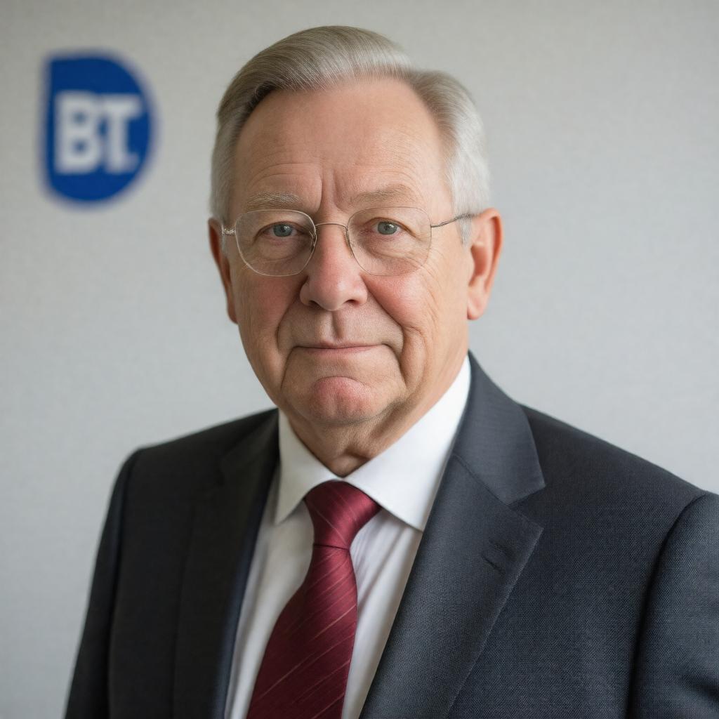 AI-created image of Sir Peter Bonfield