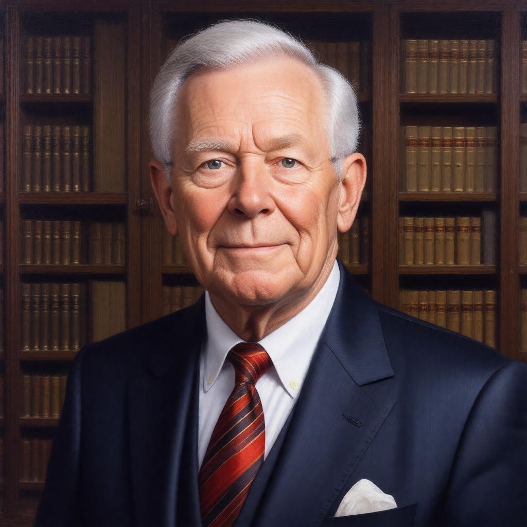 AI-created image of Sir Peter Morris