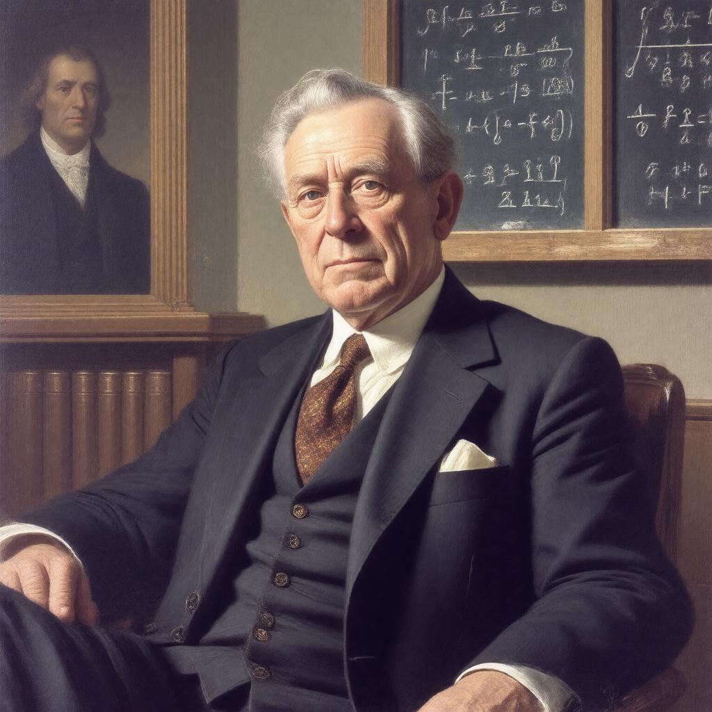 AI-created image of Sir Peter Swinnerton-Dyer