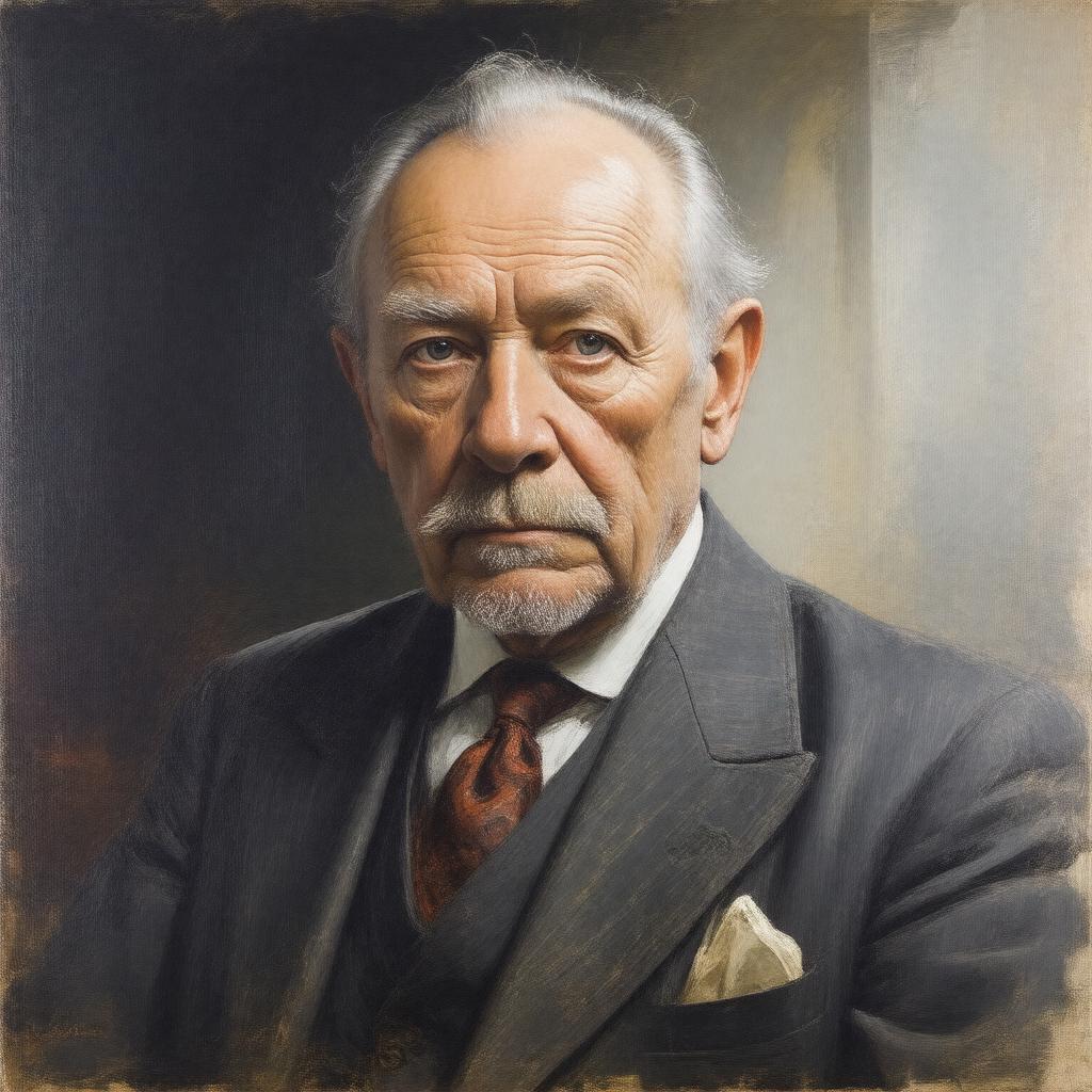 AI-created image of Sir Ralph Richardson