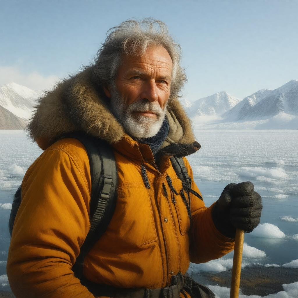 AI-created image of Sir Ranulph Fiennes