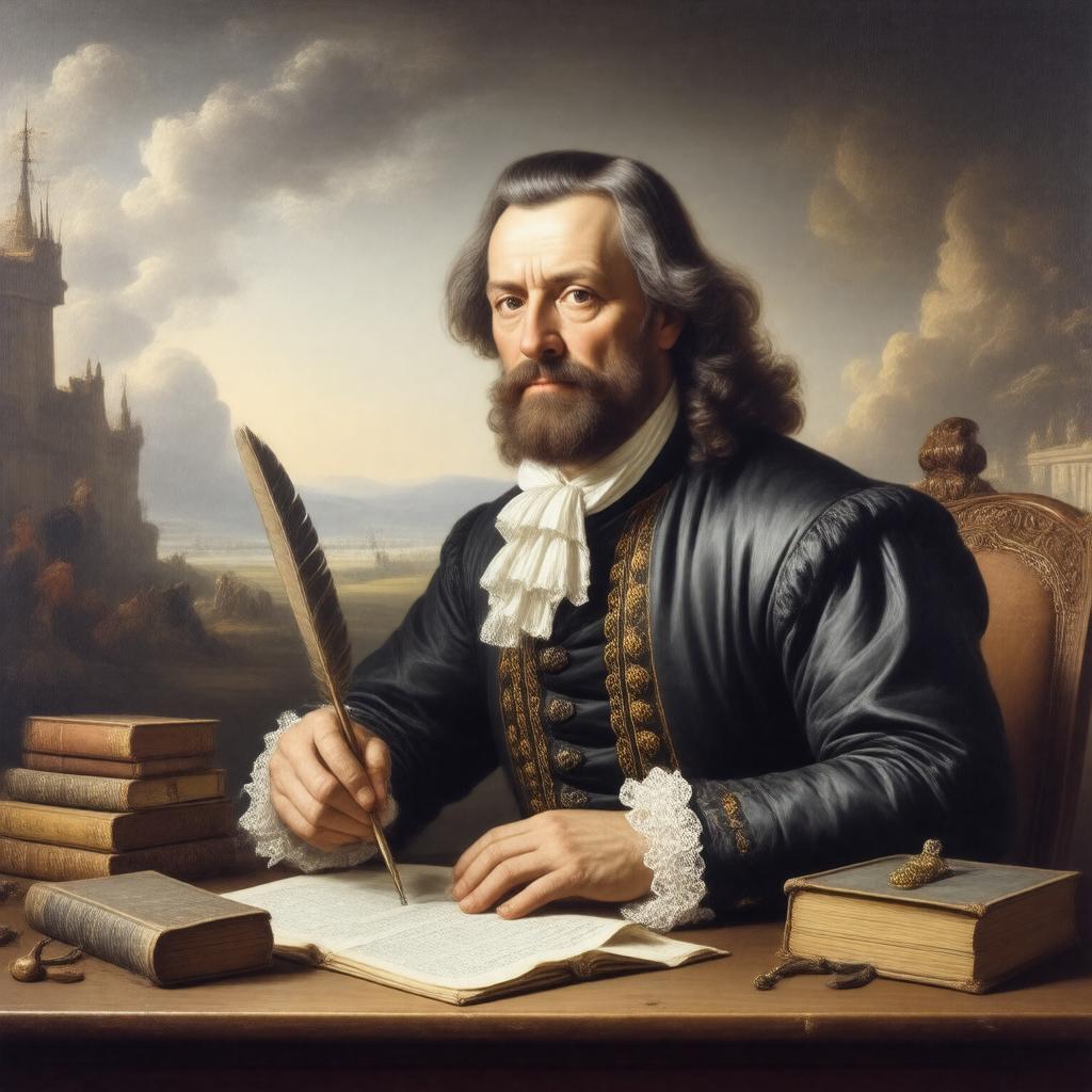 AI-created image of Sir Richard Baker