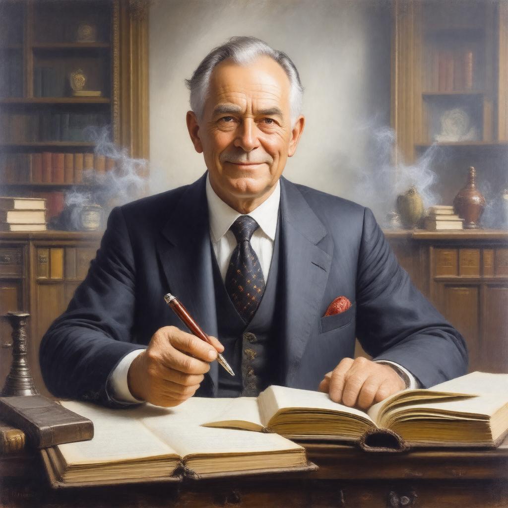 AI-created image of Sir Richard Doll