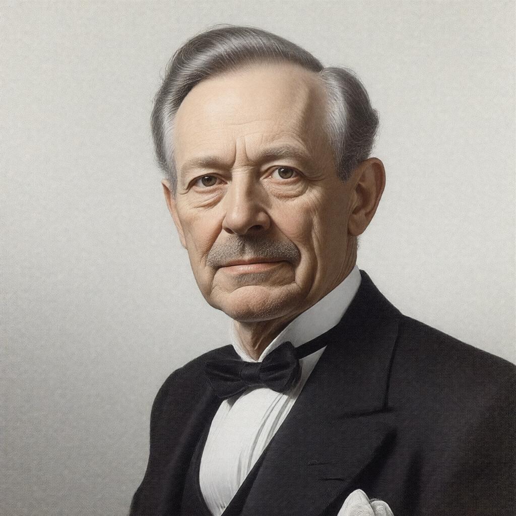 Click to view larger image AI-created image of Sir Richard Salter