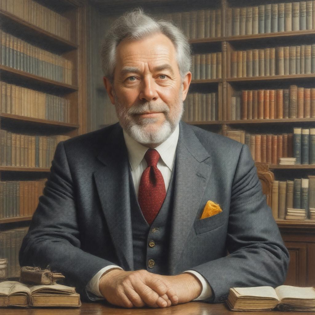 AI-created image of Sir Richard Sorabji