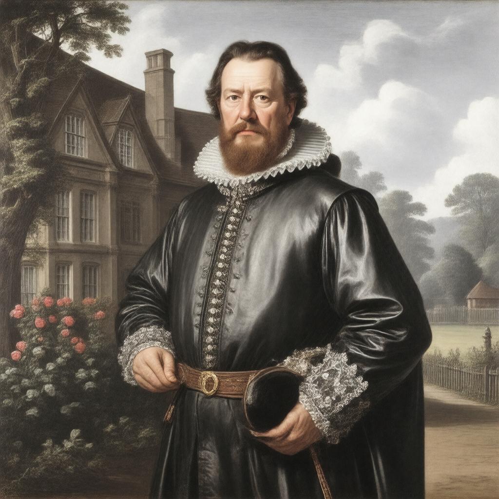 AI-created image of Sir Robert Drury