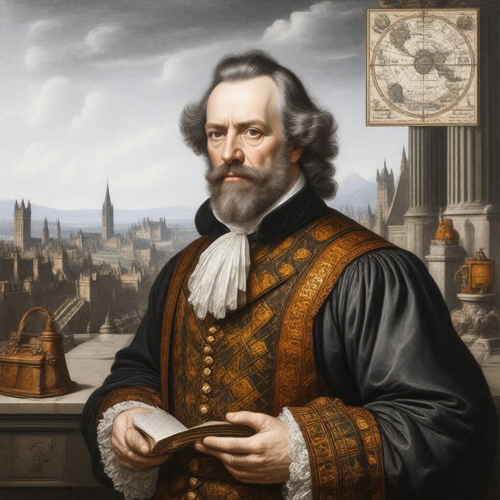 AI-created image of Sir Robert Sibbald