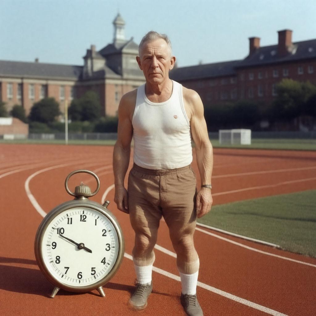 AI-created image of Sir Roger Bannister