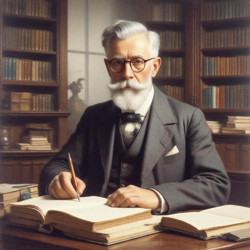 AI-created image of Sir Ronald Fisher