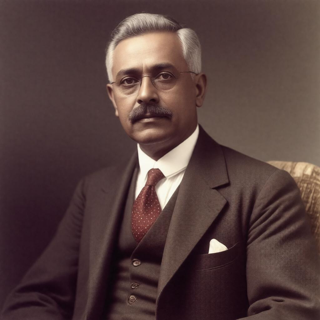 AI-created image of Sir S. Subramania Iyer