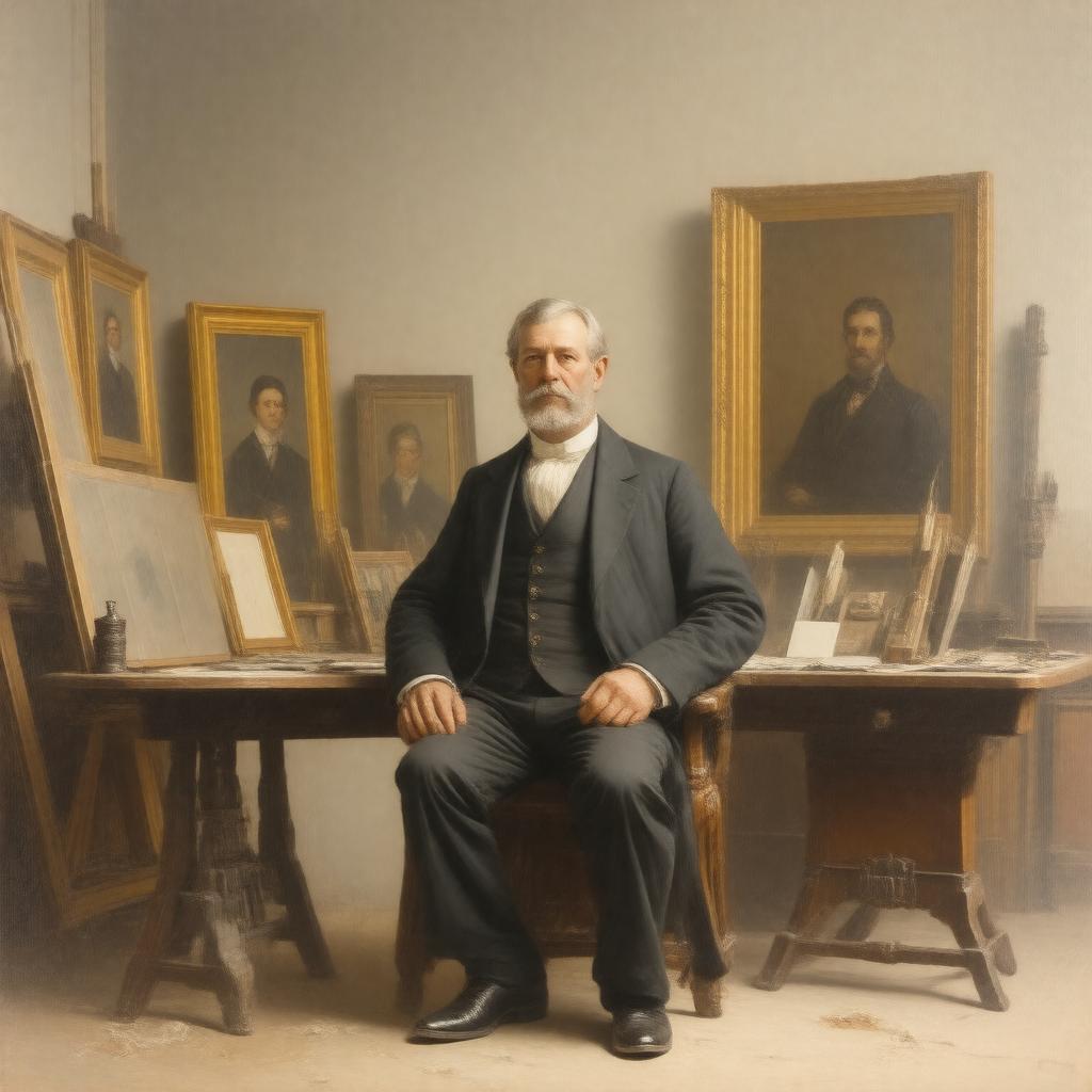 AI-created image of Sir Samuel Luke Fildes