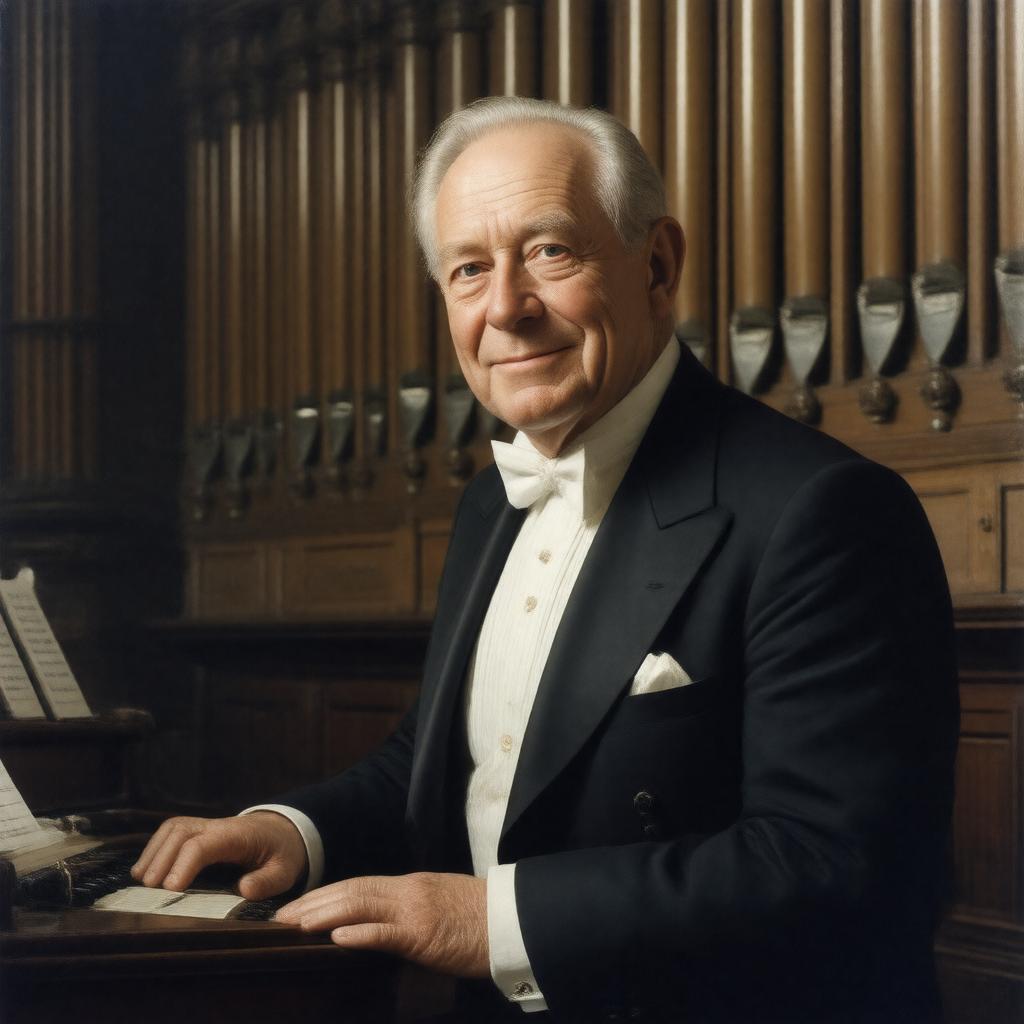 AI-created image of Sir Stephen Cleobury