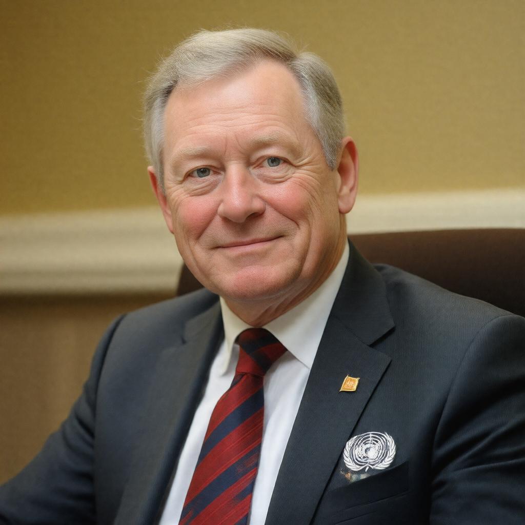 AI-created image of Sir Stephen O'Brien