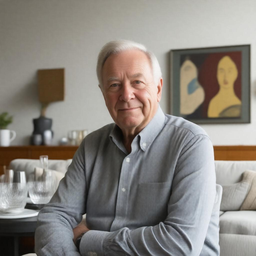 AI-created image of Sir Terence Conran