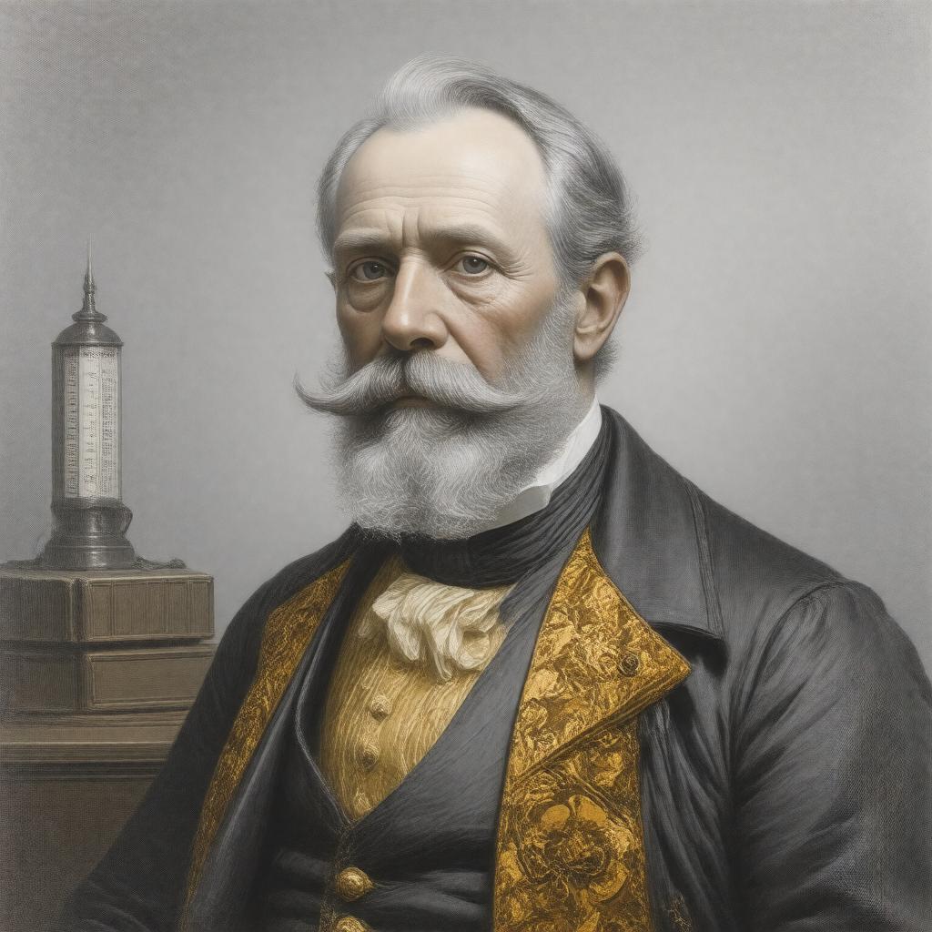 Click to view larger image AI-created image of Sir Thomas Clifford Allbutt