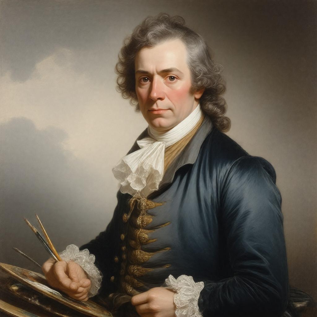 AI-created image of Sir Thomas Gainsborough