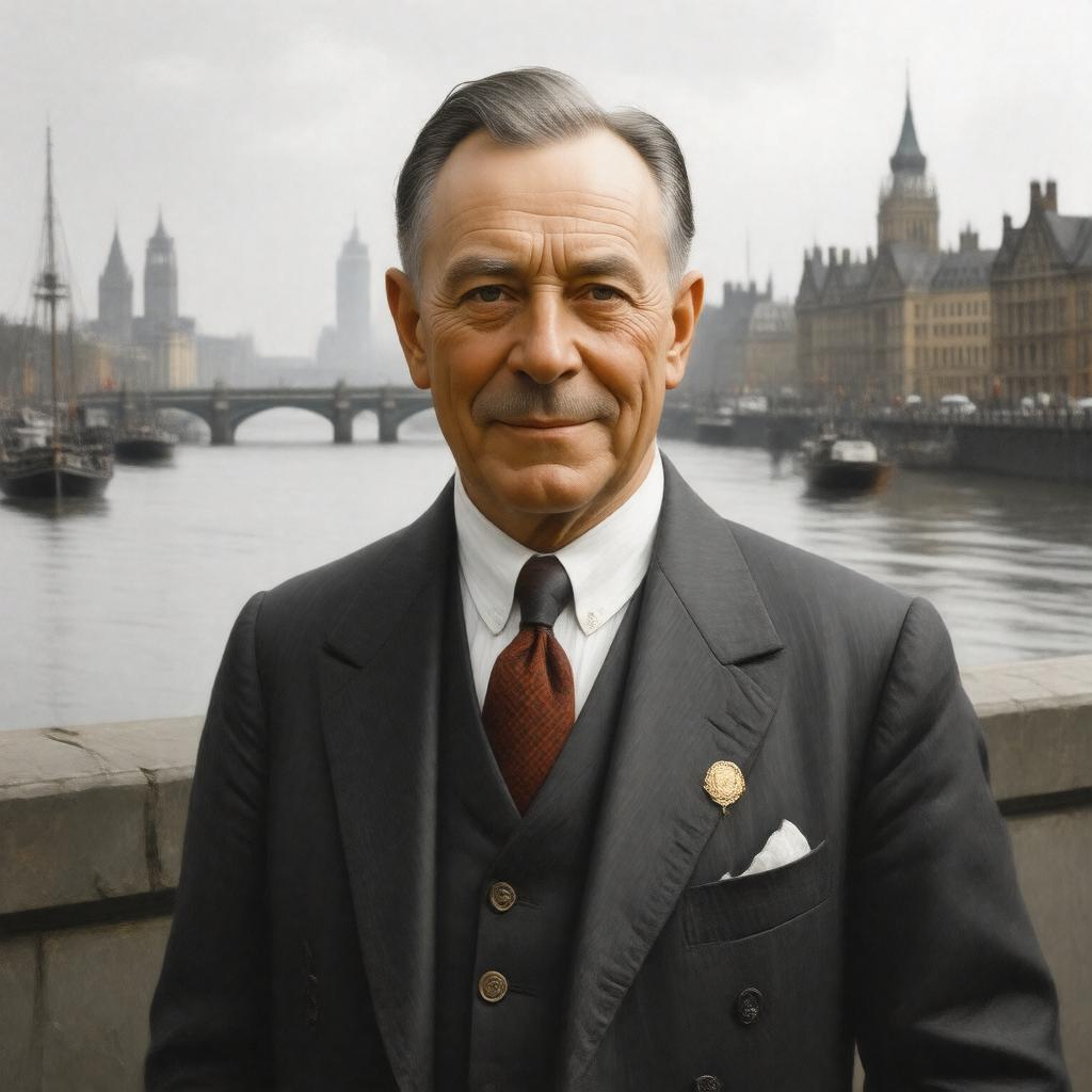 AI-created image of Sir Thomas Peirson Frank