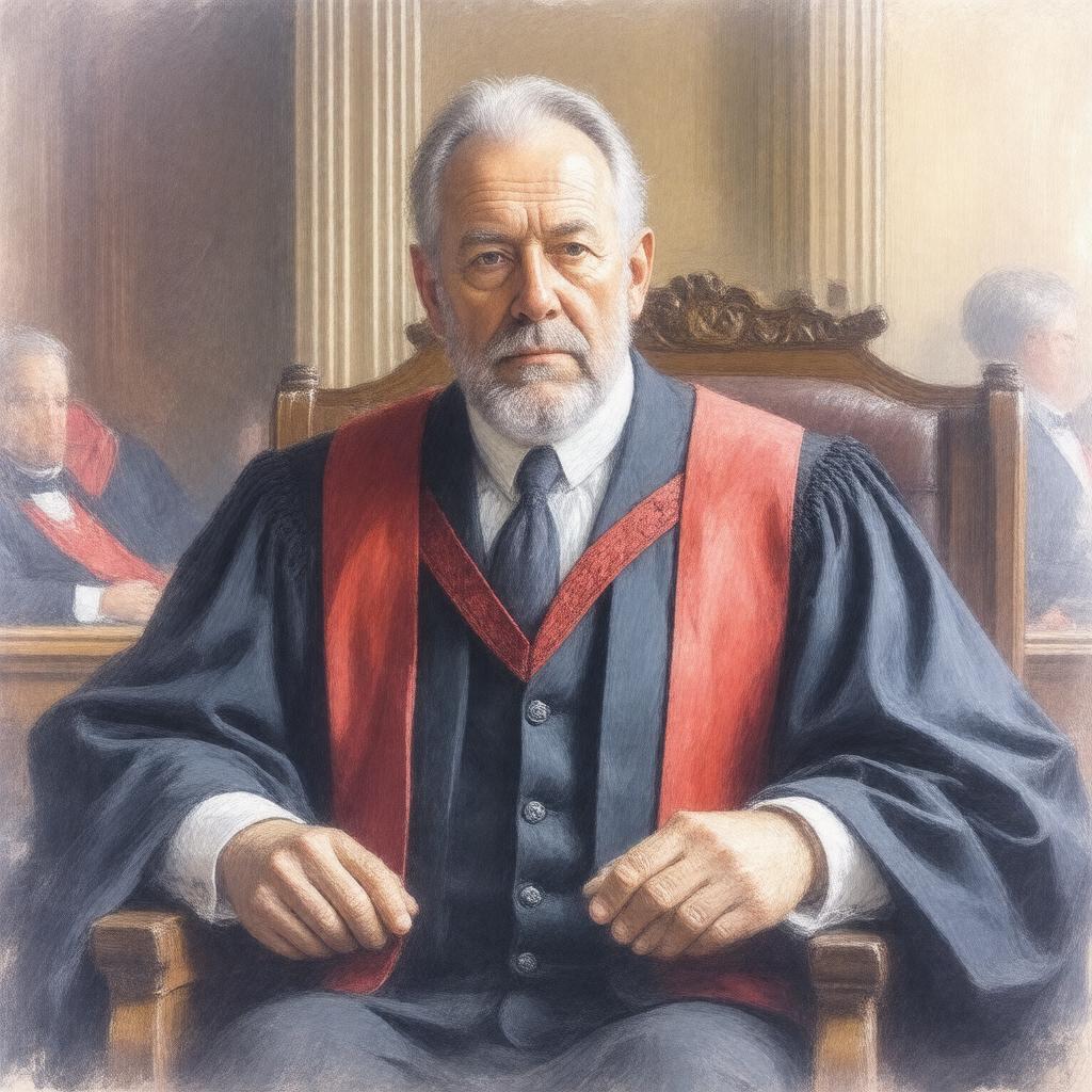 Click to view larger image AI-created image of Sir Timothy Holroyde