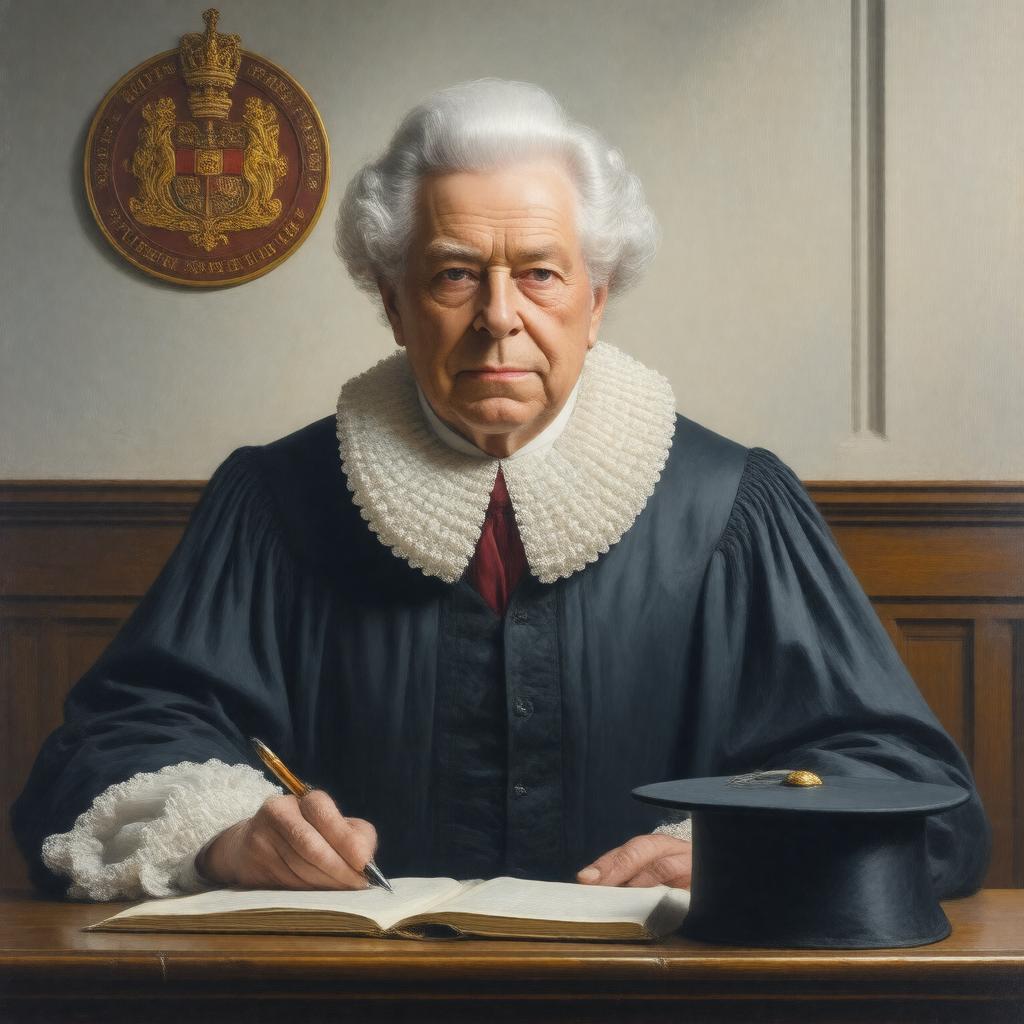 Click to view larger image AI-created image of Sir Timothy Kerr