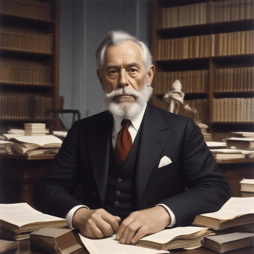 AI-created image of Sir Wilfrid Le Gros Clark