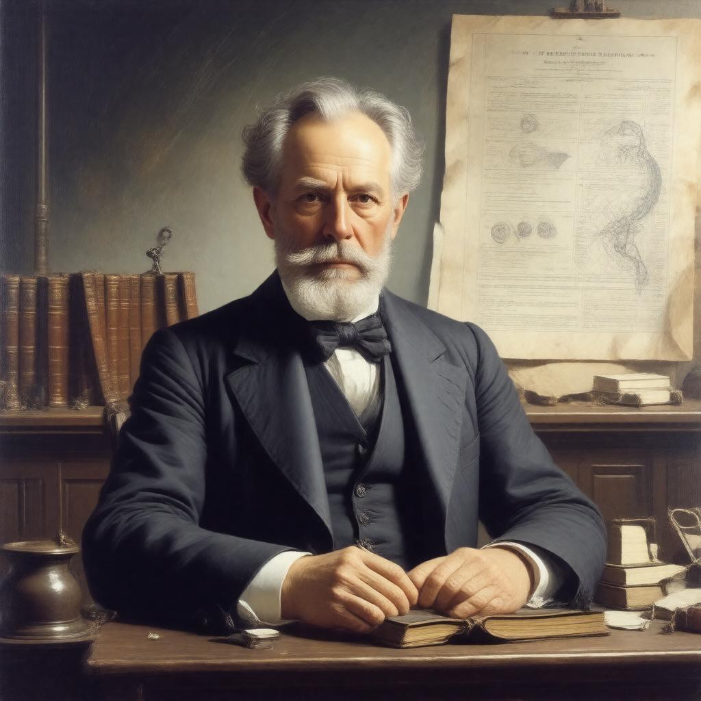 Click to view larger image AI-created image of Sir William Aldren Turner