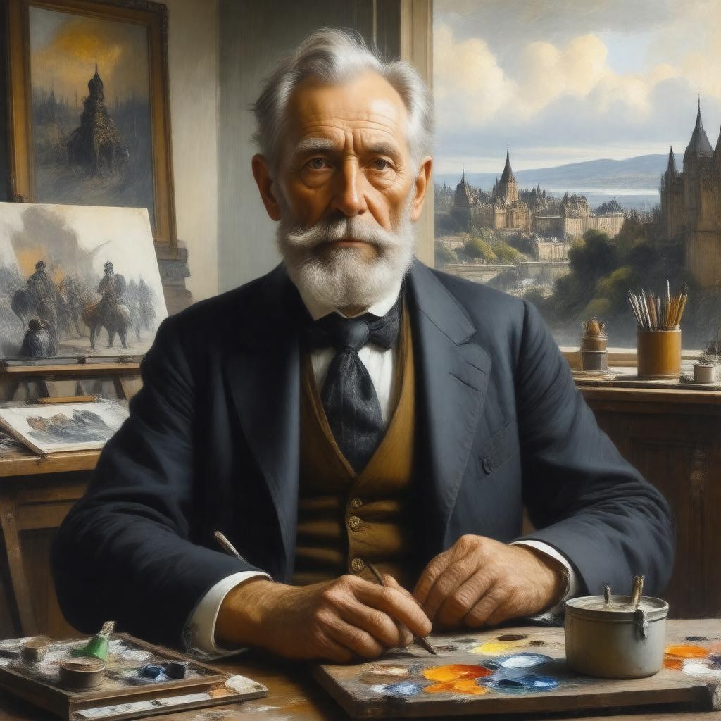 AI-created image of Sir William Allan