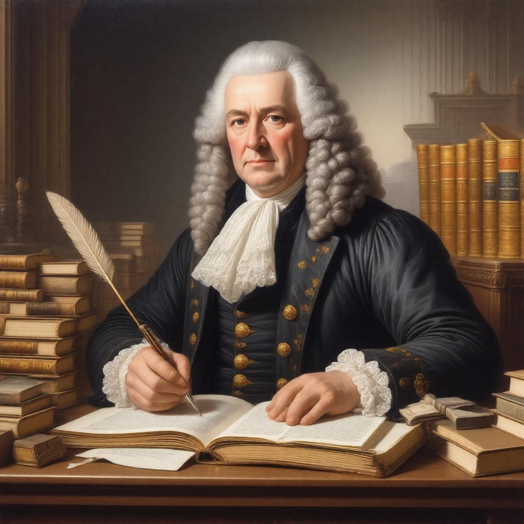 AI-created image of Sir William Blackstone