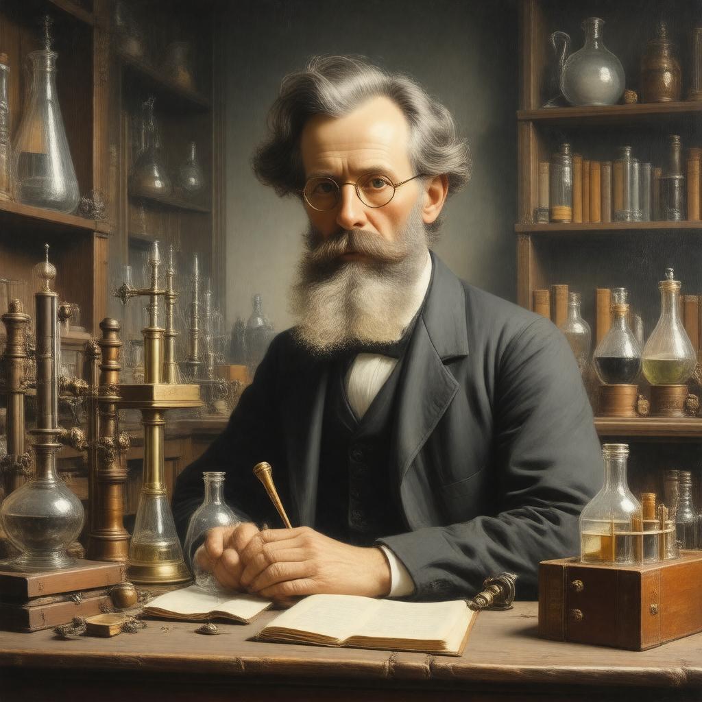 AI-created image of Sir William Crookes