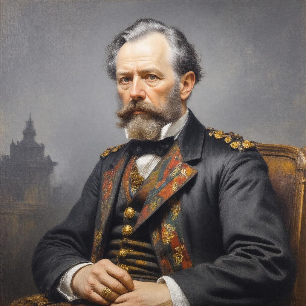 AI-created image of Sir William Fettes Douglas