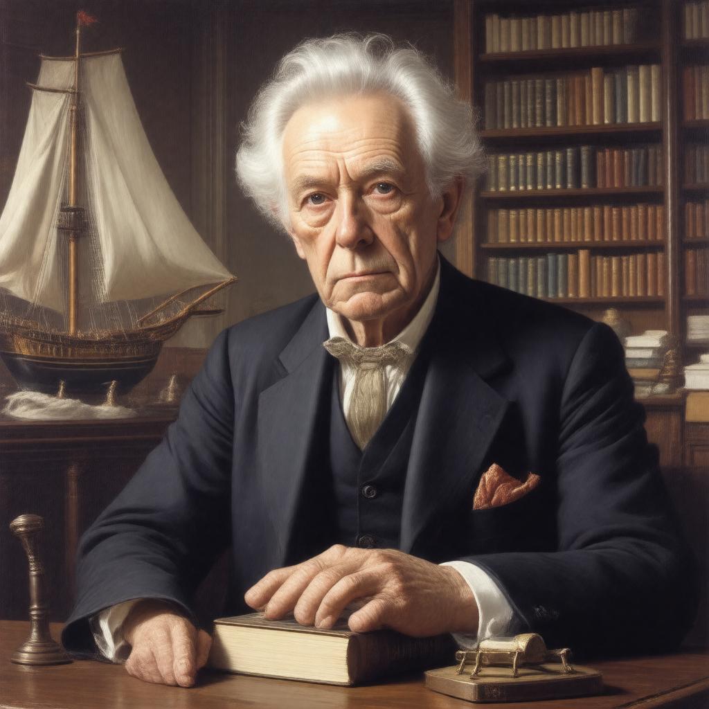 AI-created image of Sir William Golding