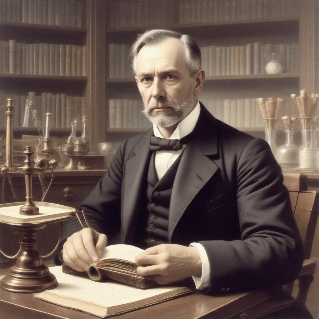 AI-created image of Sir William Henry Bragg