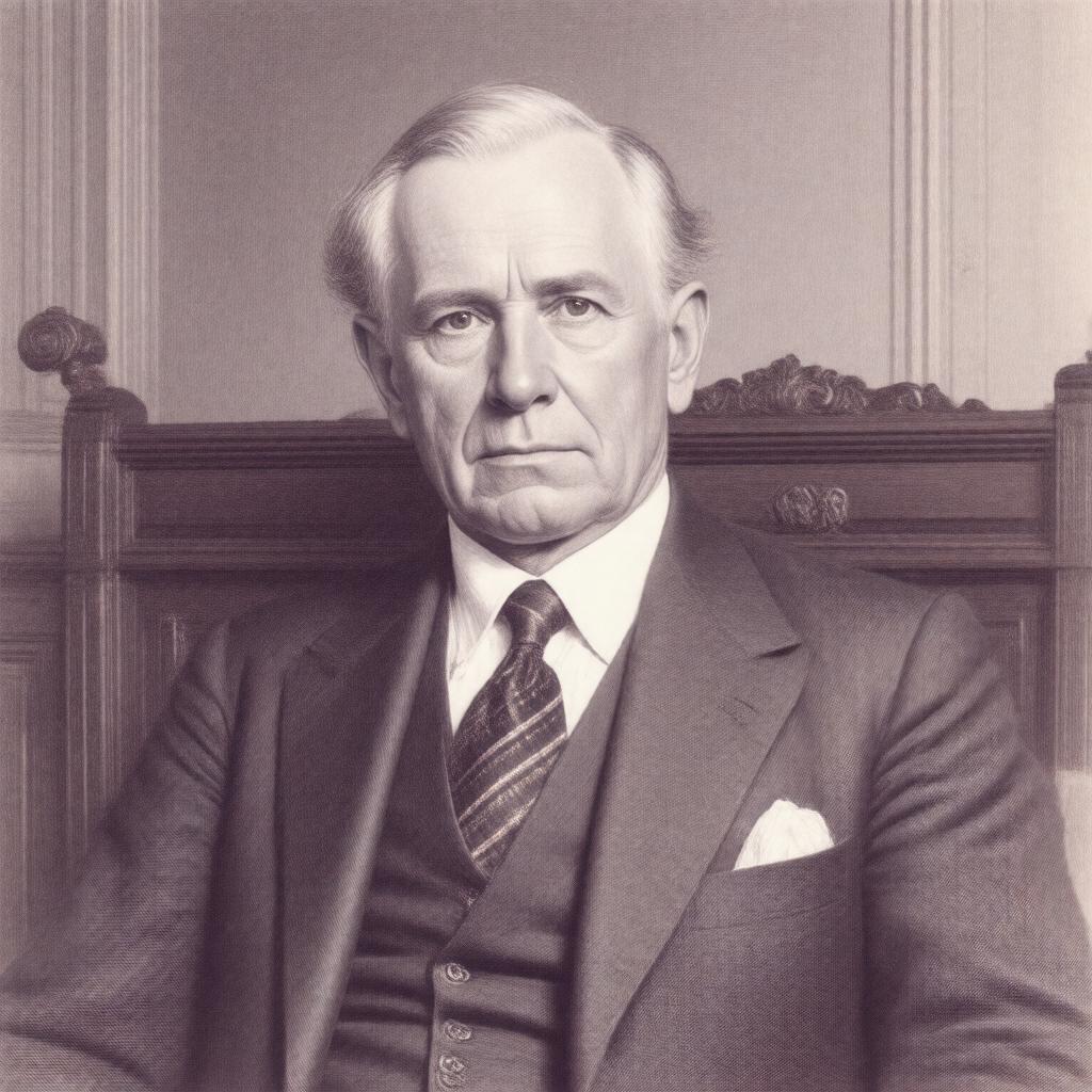 AI-created image of Sir William Joynson-Hicks