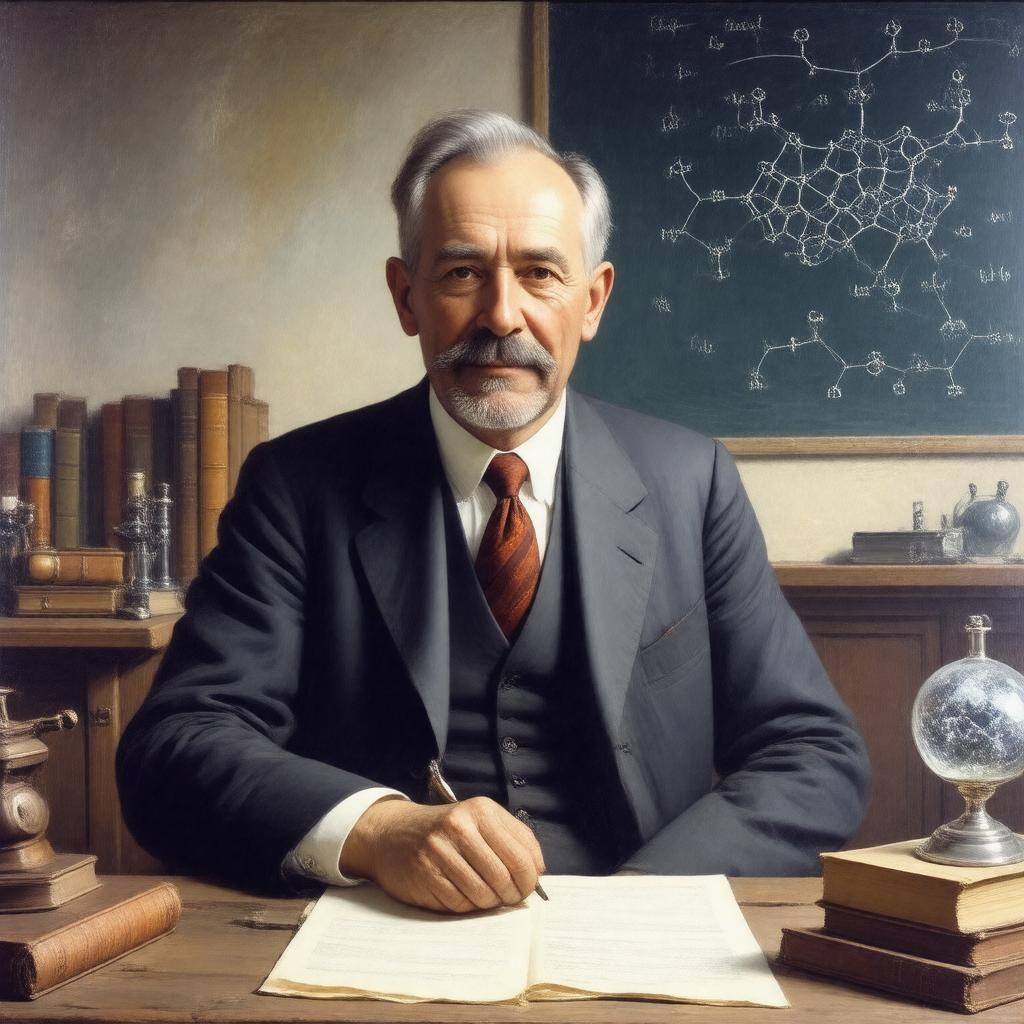 AI-created image of Sir William Lawrence Bragg