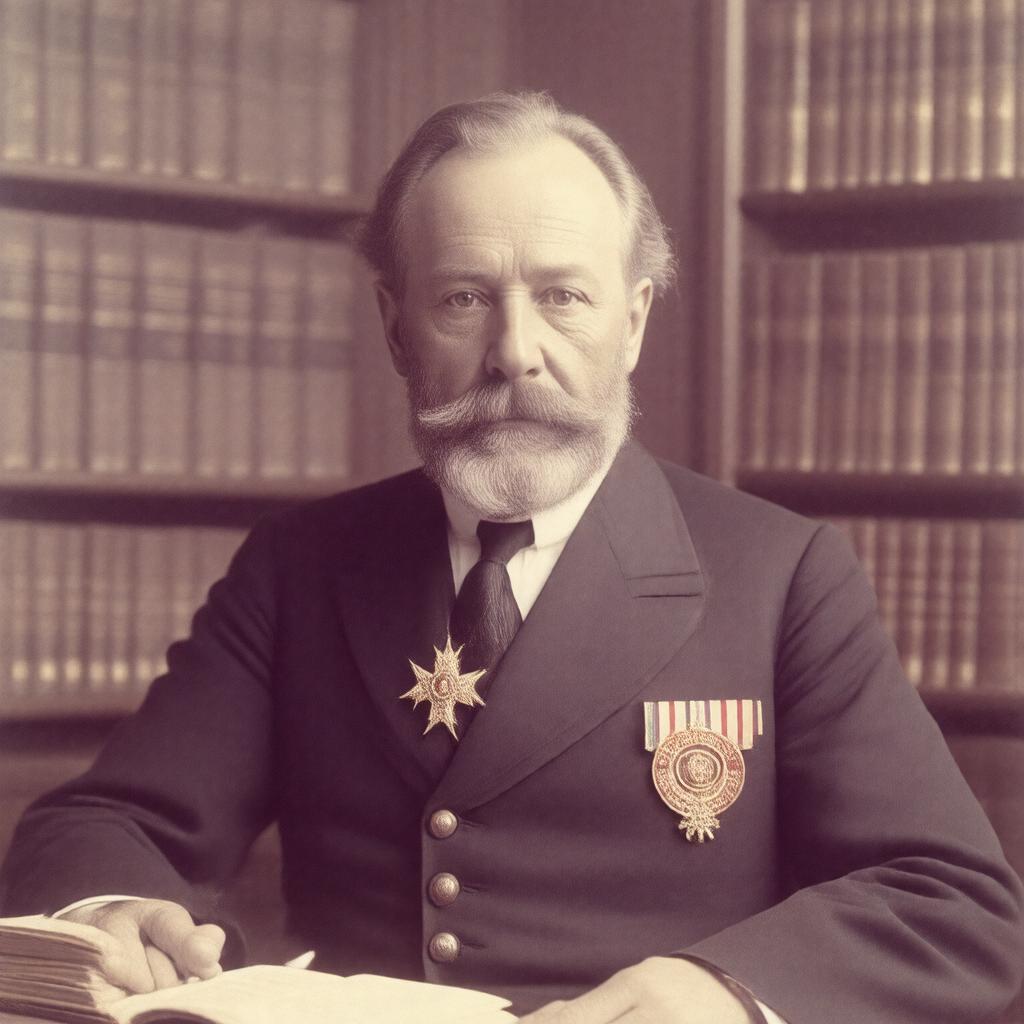 AI-created image of Sir William Lee-Warner