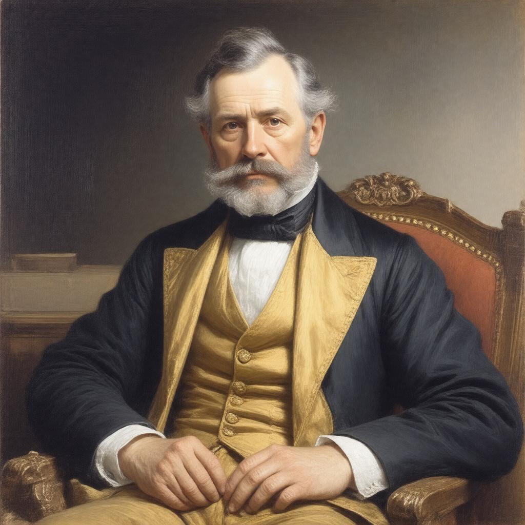 Click to view larger image AI-created image of Sir William Markby