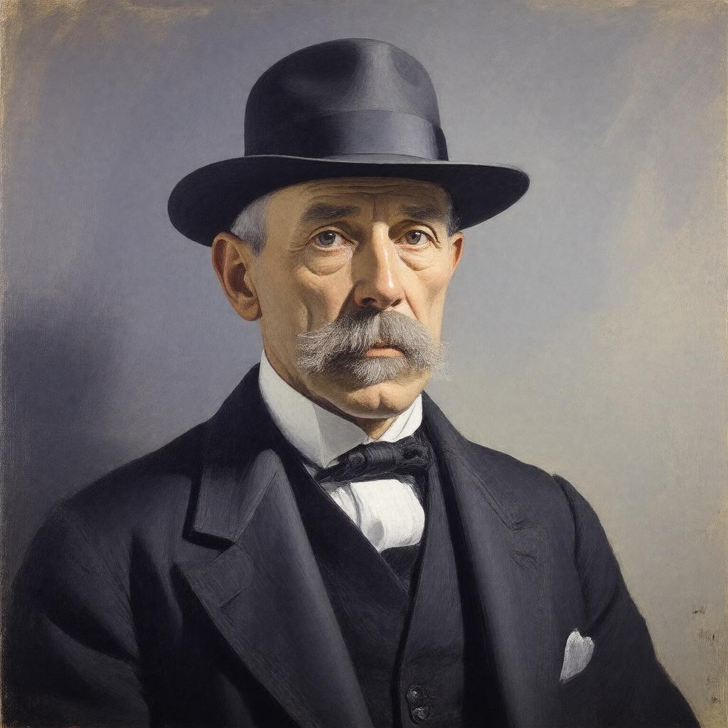 AI-created image of Sir William Nicholson