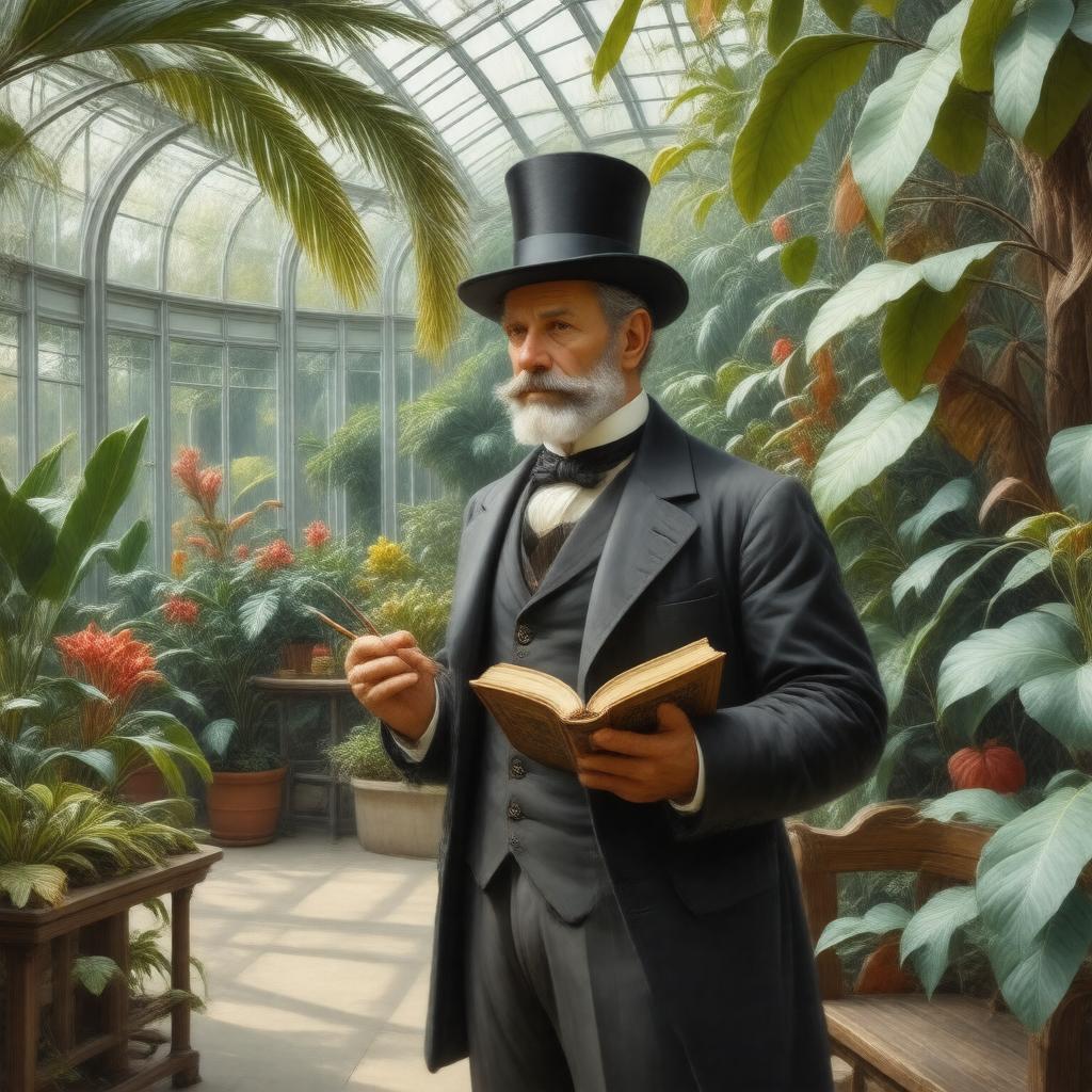 AI-created image of Sir William Turner Thiselton-Dyer