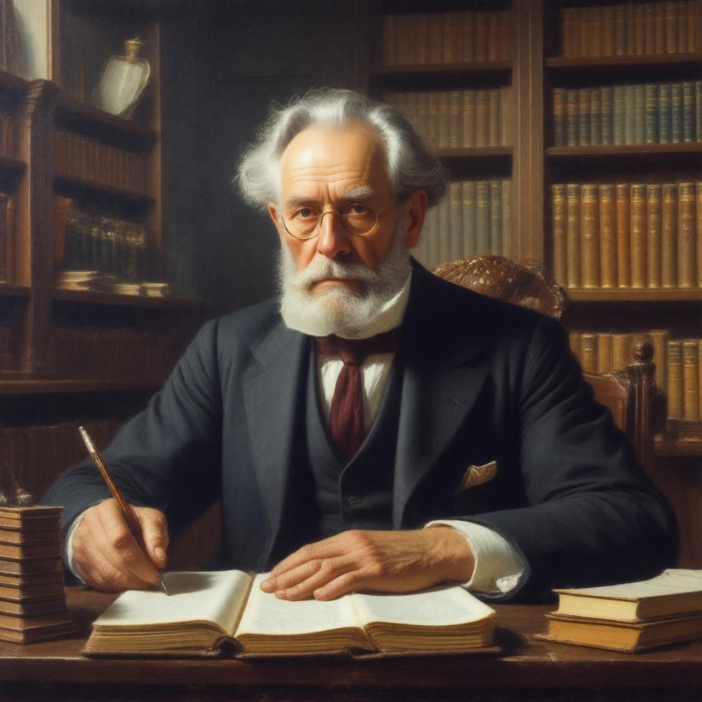 Click to view larger image AI-created image of Sir William Watson