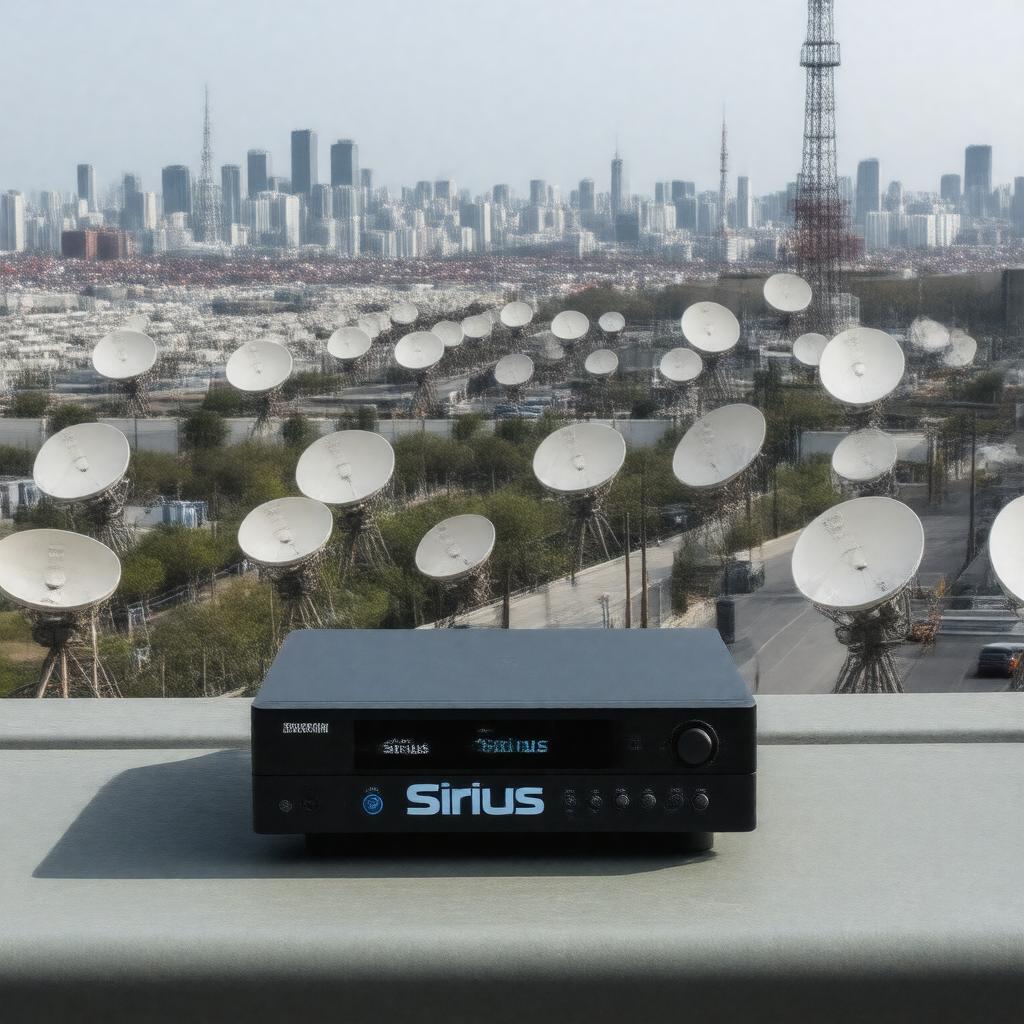 AI-created image of Sirius Satellite Radio