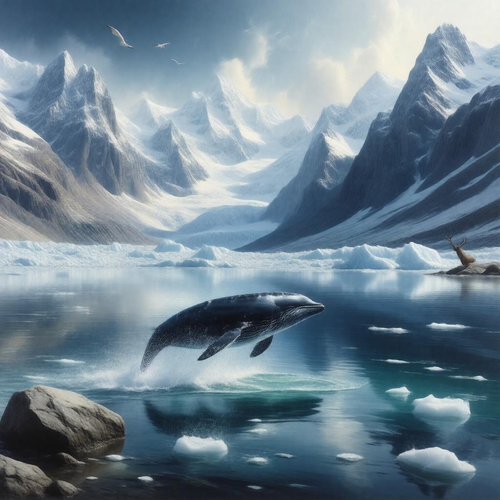 AI-created image of Sirmilik National Park