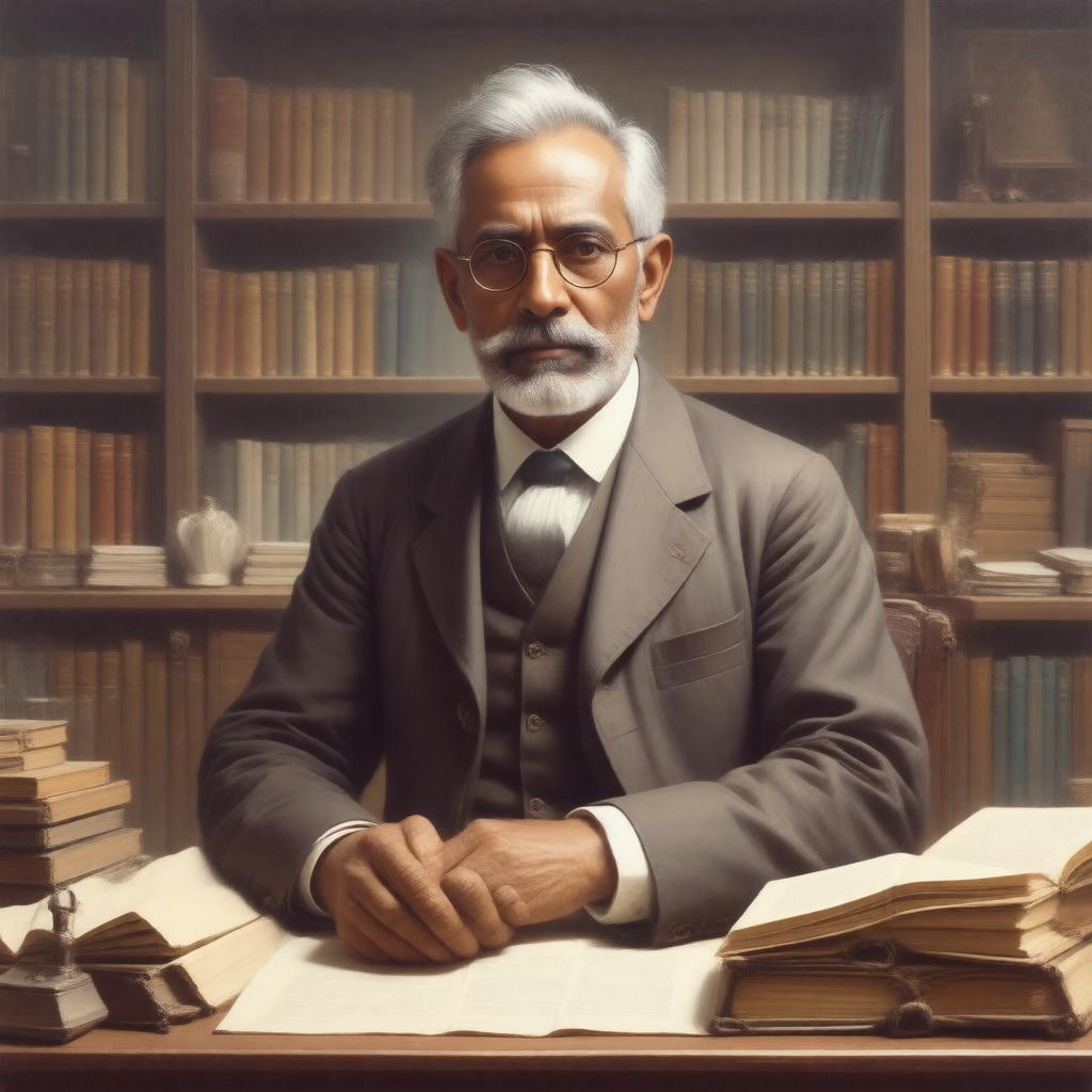 Click to view larger image AI-created image of Sisir Kumar Bose