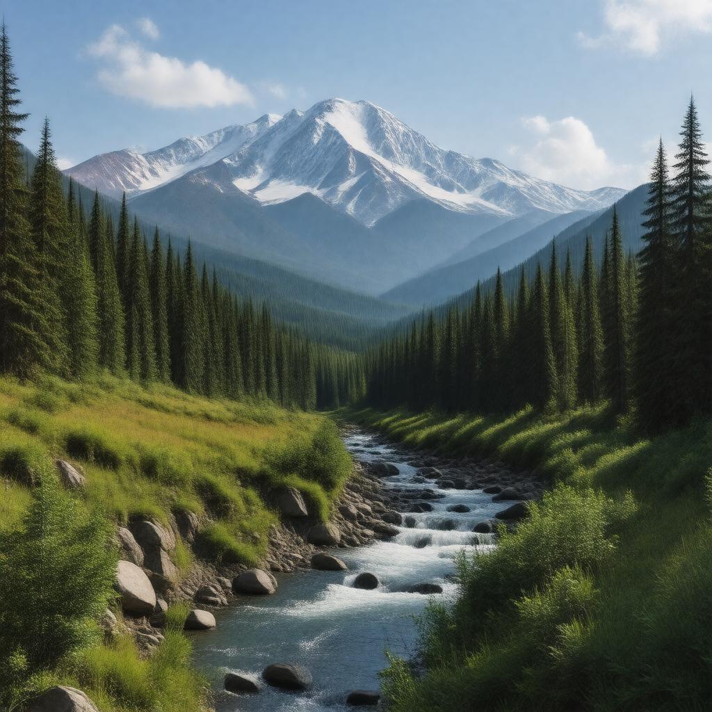 AI-created image of Siskiyou County